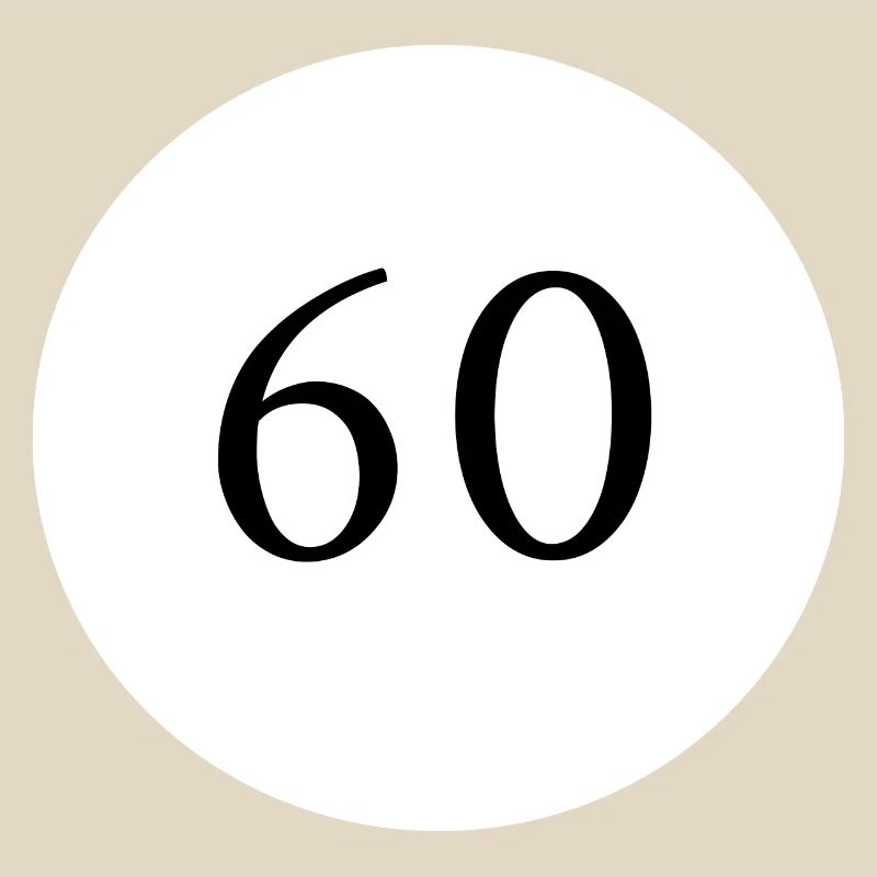 60th Birthday 60th Anniversary Template Pattern