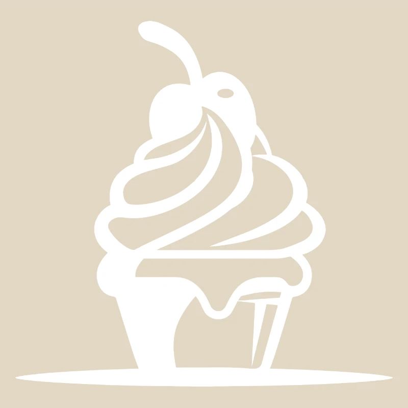 Graphique de crème glacée