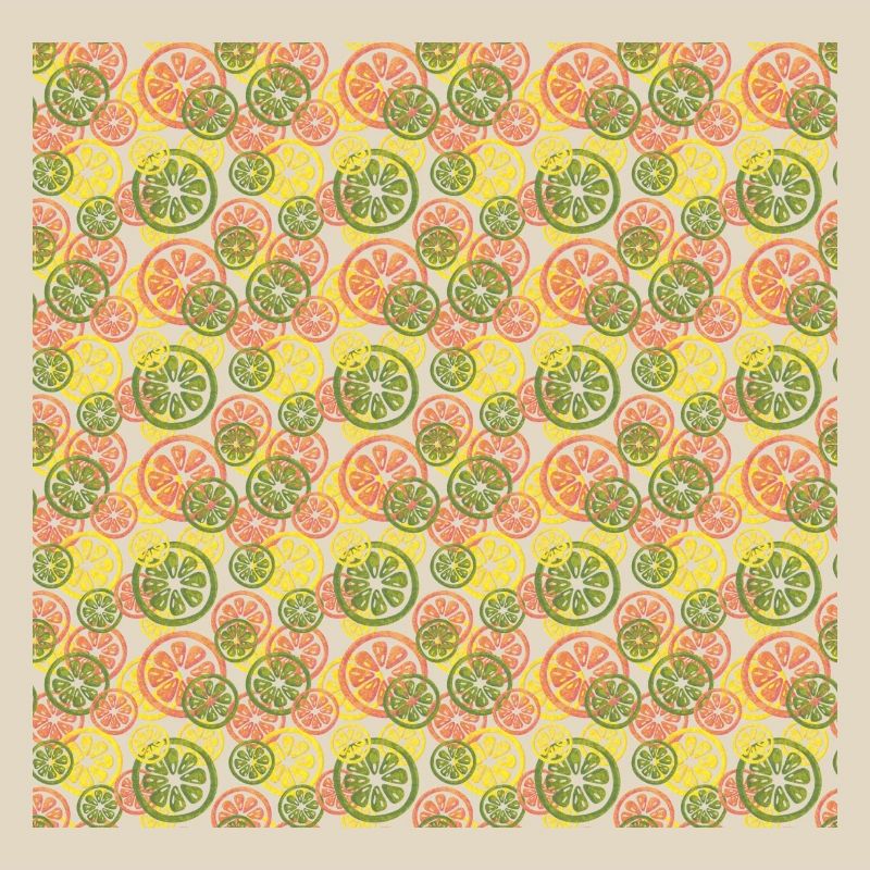 Fruit Lemon Orange Pattern