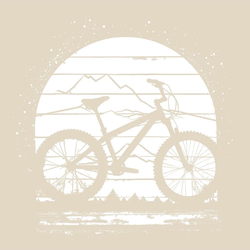 Mountain Biking Drawing