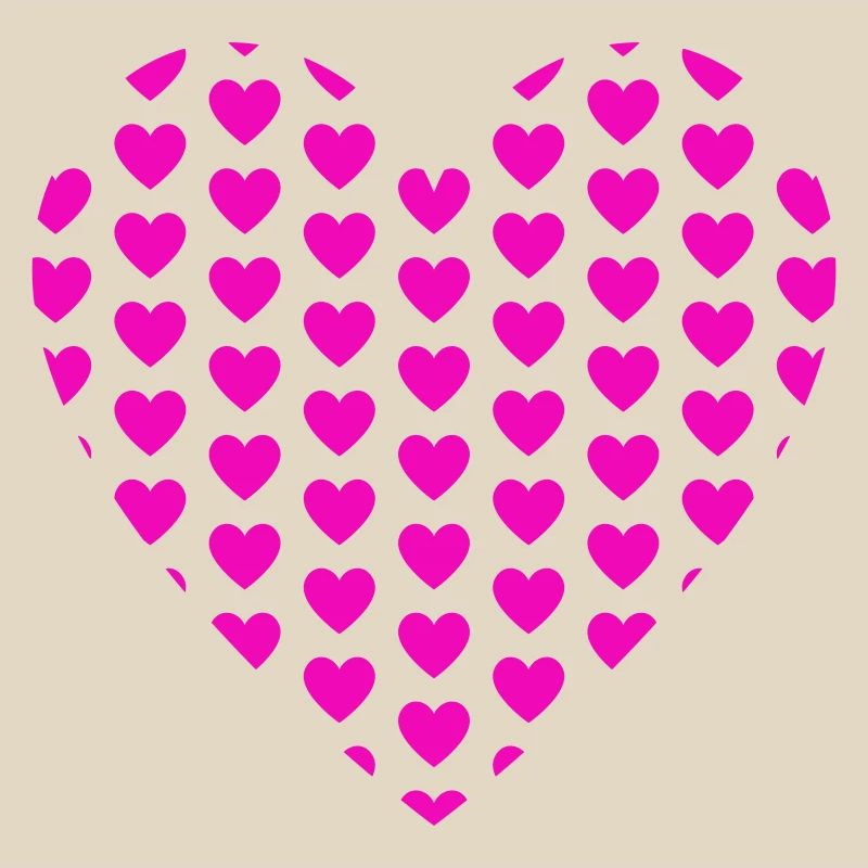 Heart Hearts Patch Pattern