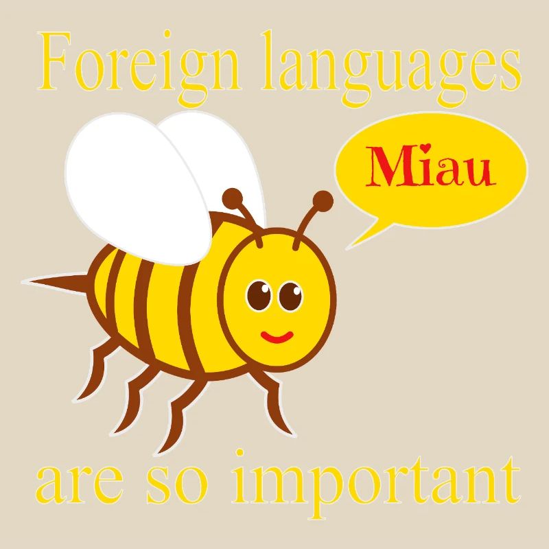 Bee with speech bubble