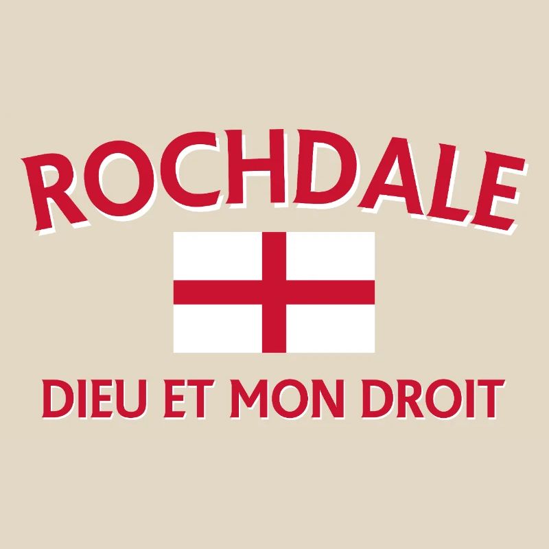 Devise du drapeau anglais de Rochdale