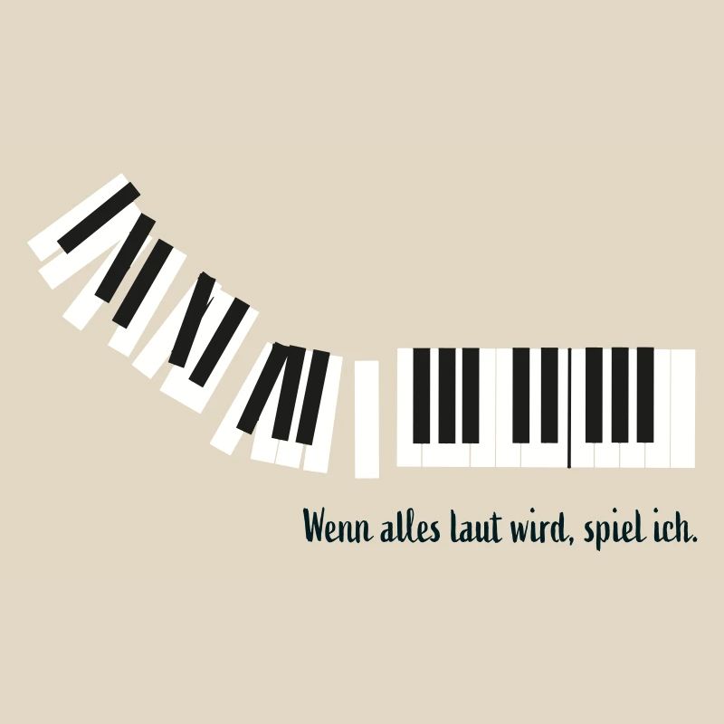 Wenn alles laut wird, spiel ich.