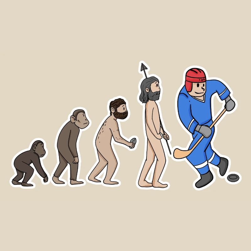 Evolution Eishockeyspieler 