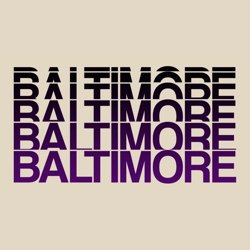 Baltimore Violet Gradient Style