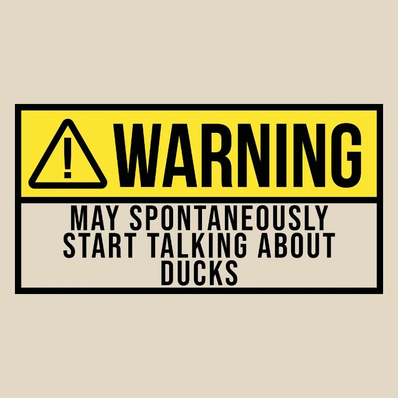 Duck May Spontaneously Start Talking About Ducks