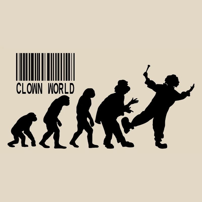 Clown World Evolution parody