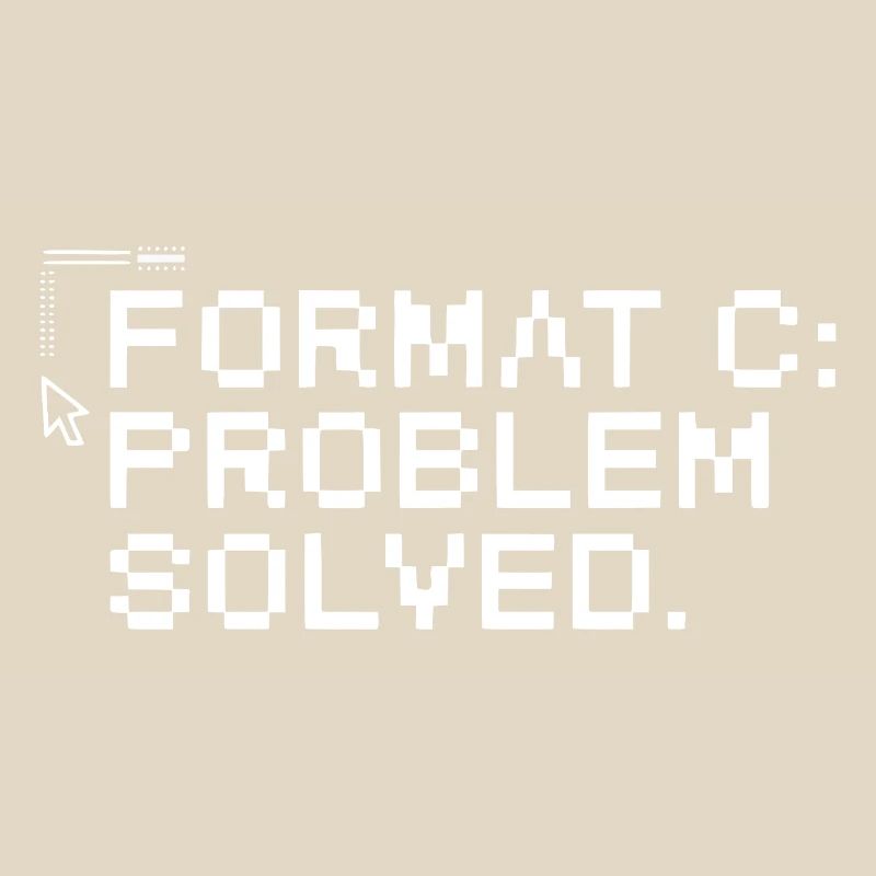 Format c: problem solved.