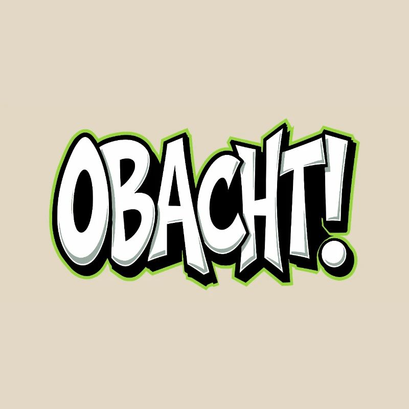 Caution Bavarian Saying Dialect Warning