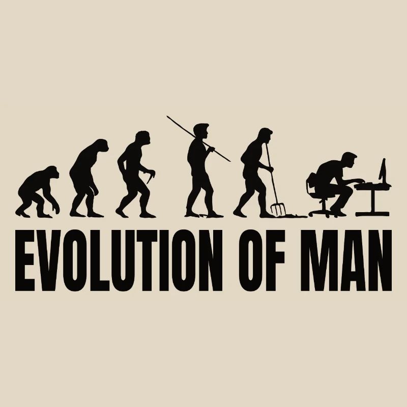 Programmierer Computerfreak Evolution