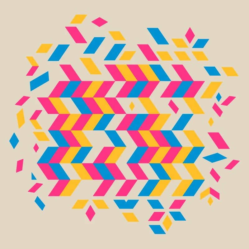 A herringbone pattern