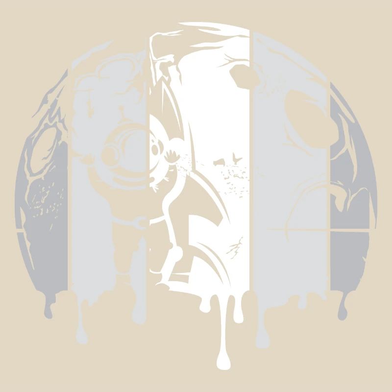 moon astronaut space rocket graffiti retro logo