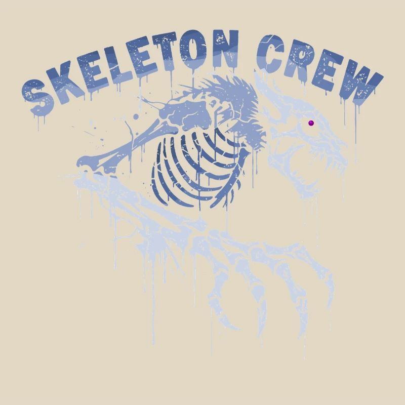 Skeleton Werewolf Graffiti