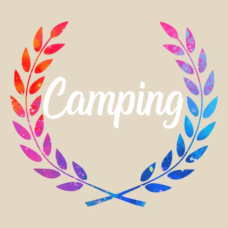 Camping Farblaurel Script