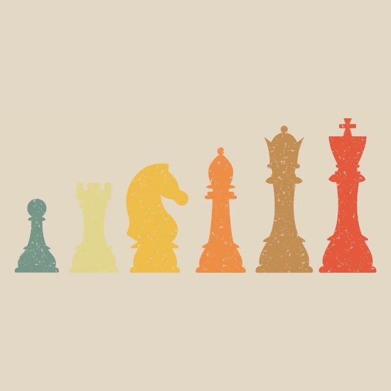 Schach Evolution Vintage Retro