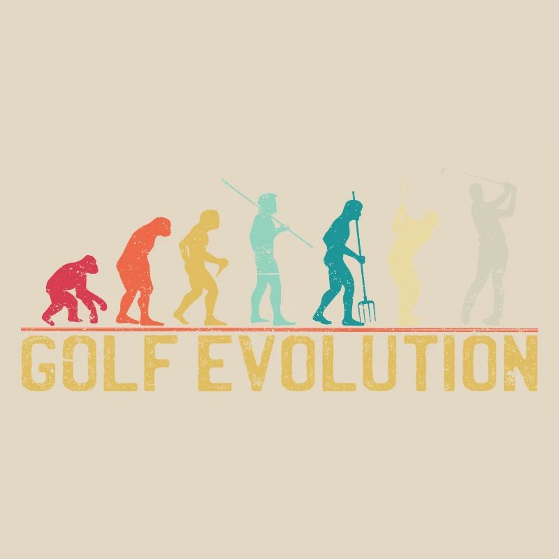 Golf Evolution Silhouette Design