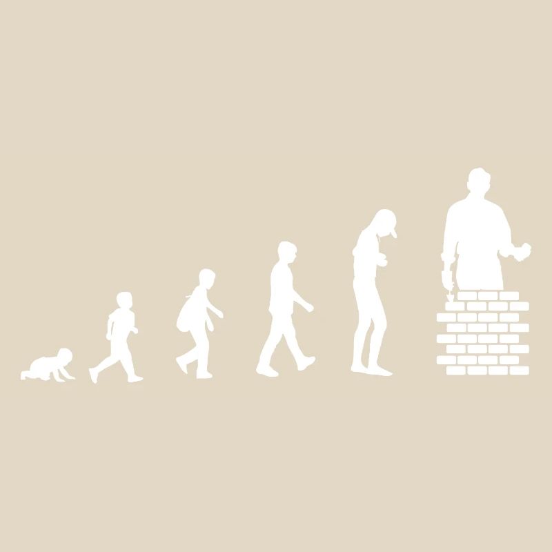 Évolution du bébé au maçon / métier