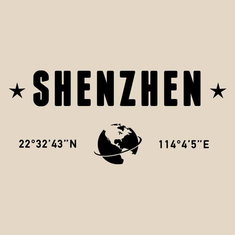 Shenzhen China Coordinates Planet Earth