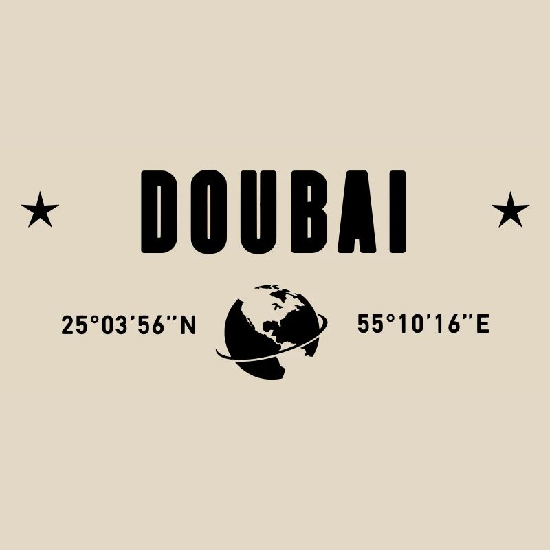 Dubai UAE Coordinates Planet Earth
