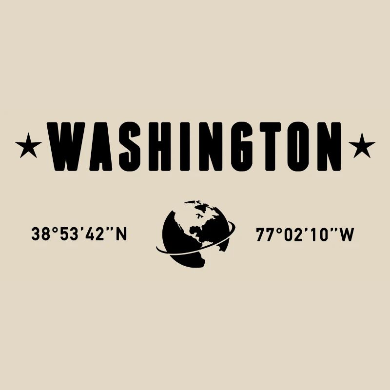 Washington DC Coordinates Planet Earth