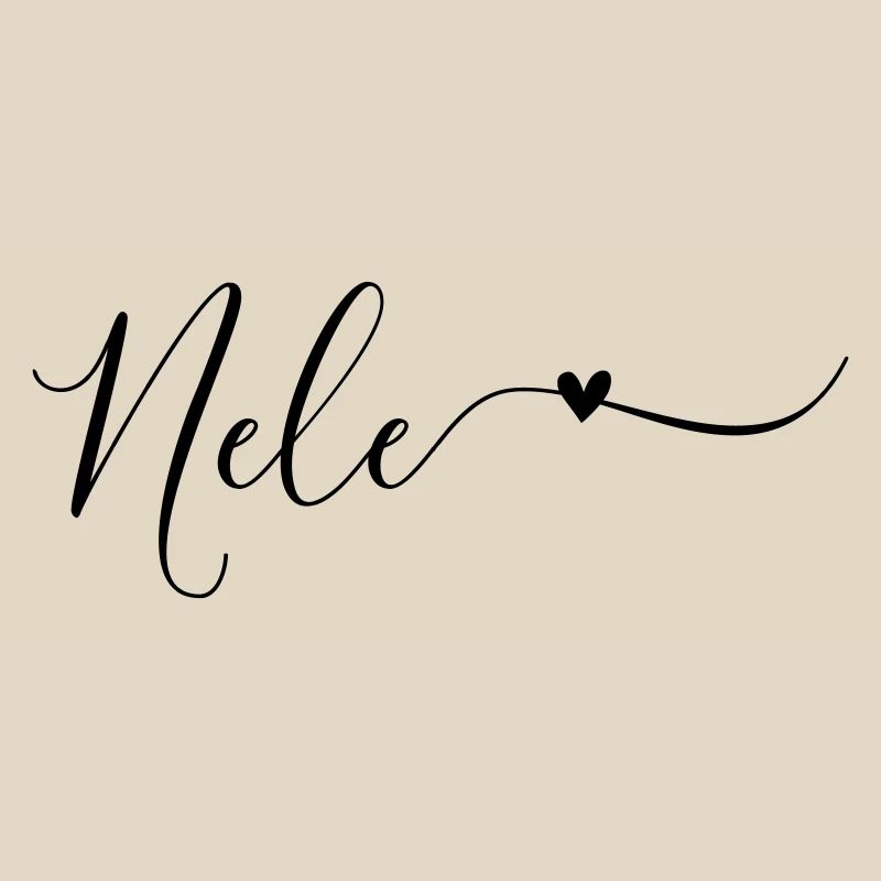 Nele Name First Name Decorative