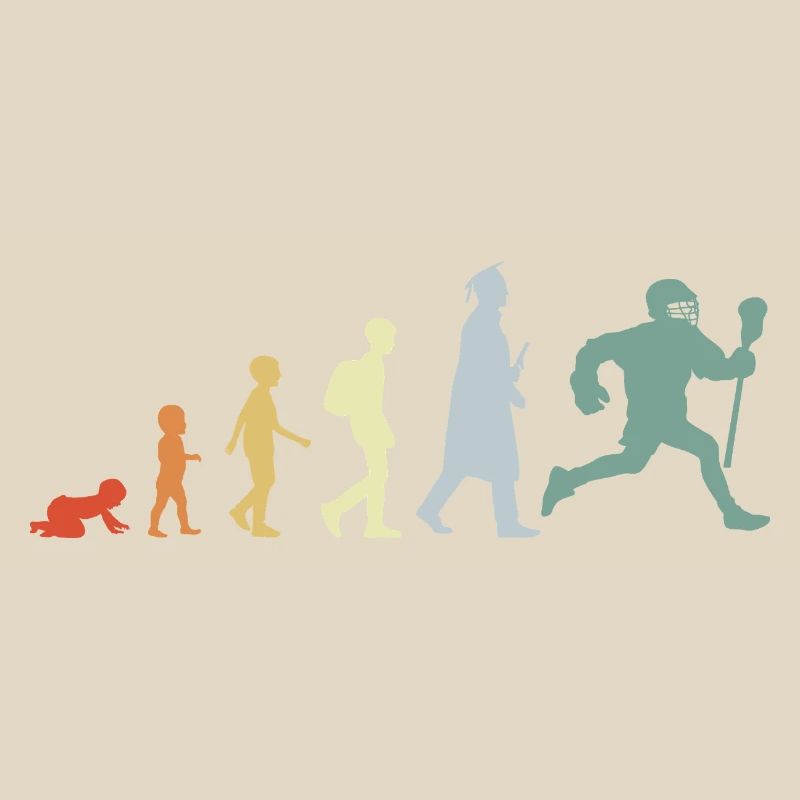 Evolution eines Lacrosse Spielers