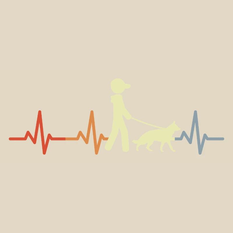 German Shepherd Cardiogram