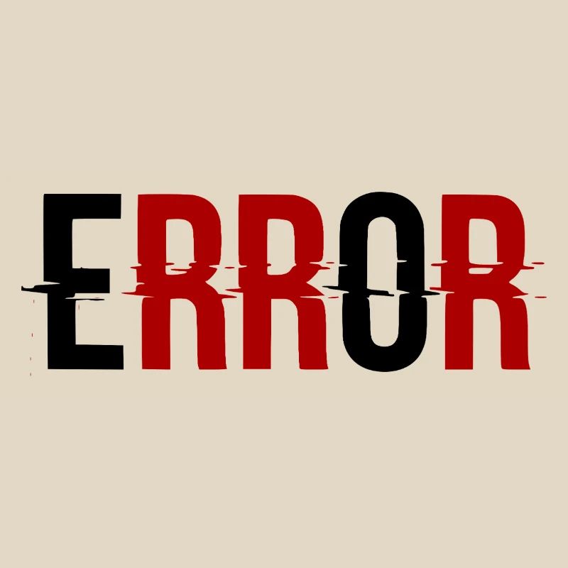 Error Glitch-Design Error Message