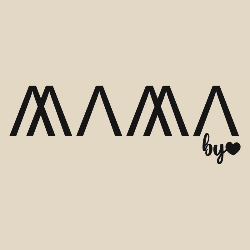 Mama by Heart – Muttertag Mutter Monogramm