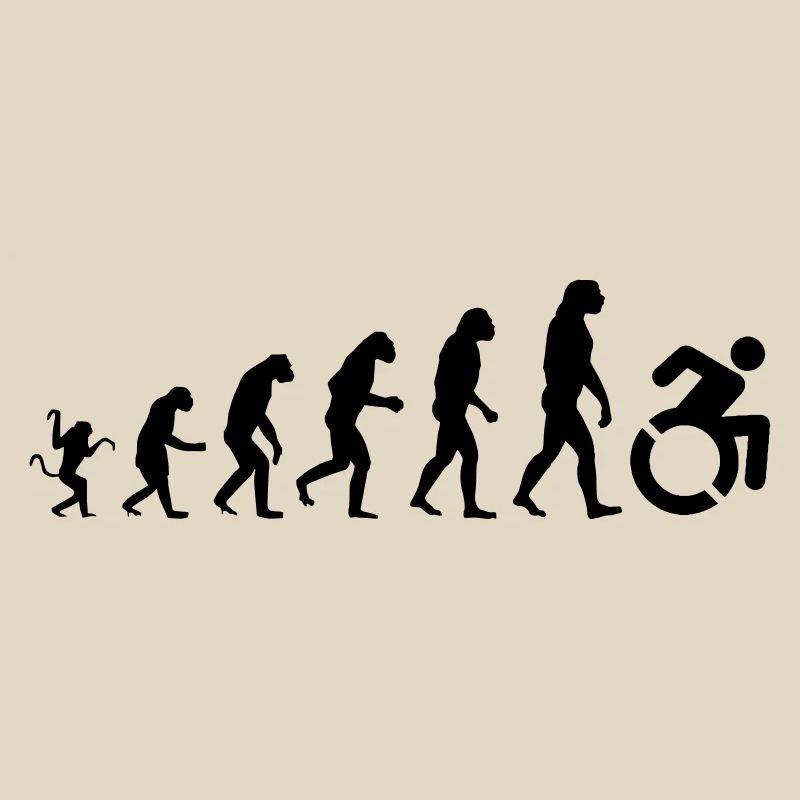 Evolution des Rollstuhls *