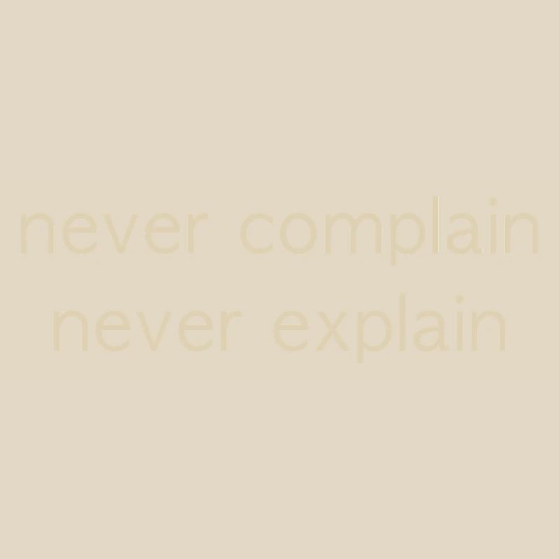 never