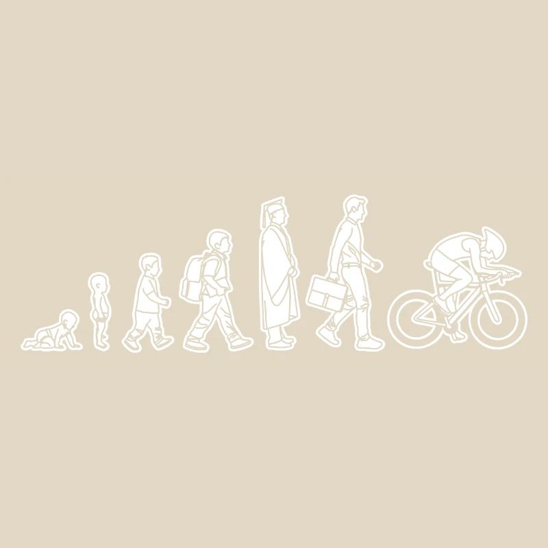 Evolution of a cyclist
