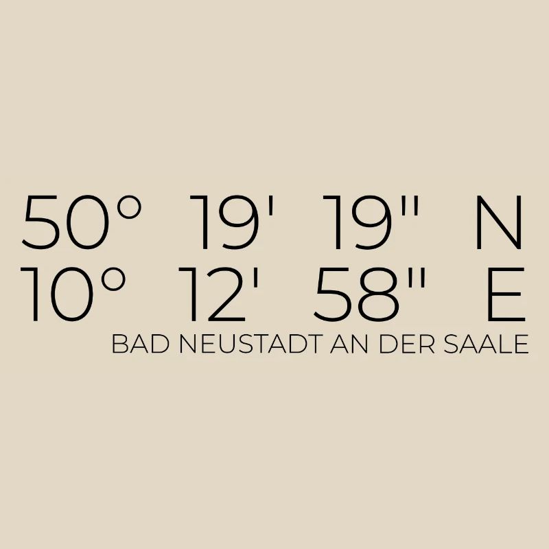 Coordinates Bad Neustadt an der Saale