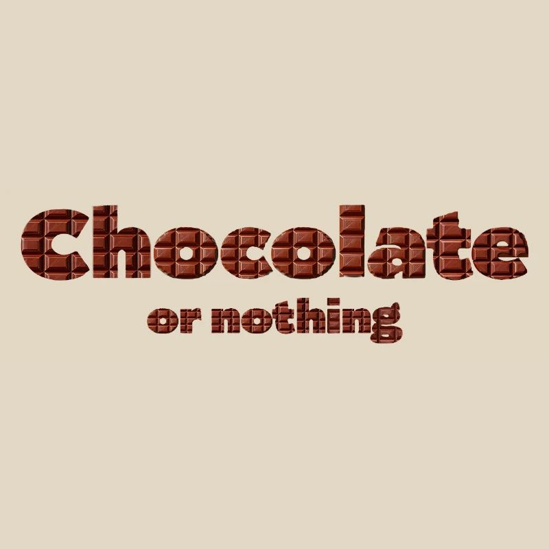 Chocolate pattern with 3D effect