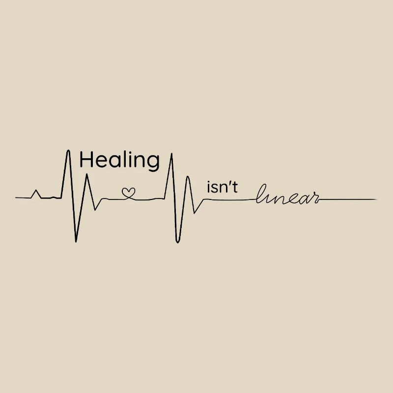 Healing is not linear - cardiogram