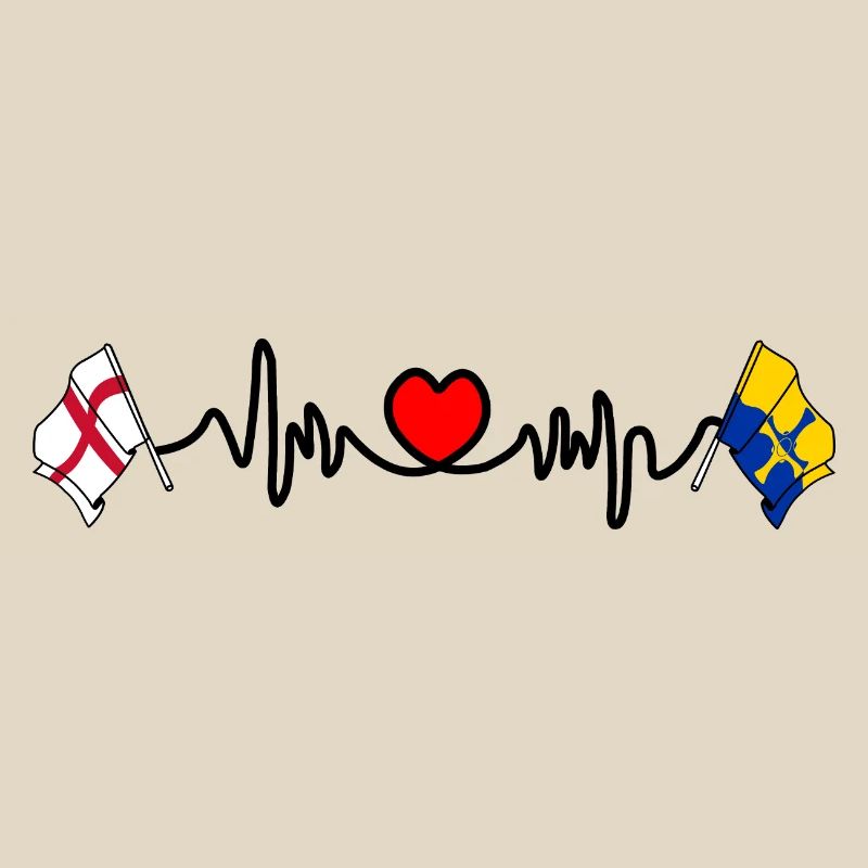 Drapeau de Durham et d’Angleterre