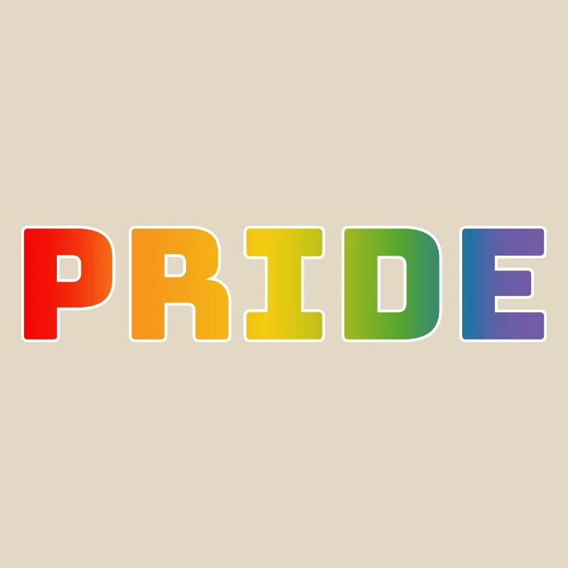 Regenbogen pride weiss