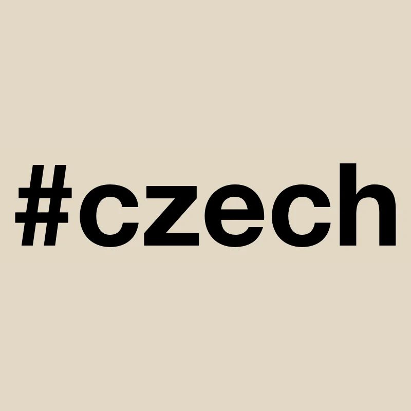 TCHÈQUE Hashtag République tchèque tchèque