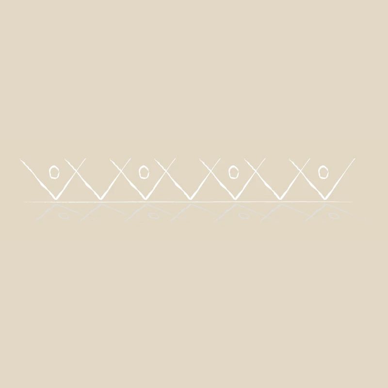 Line pattern with reflection
