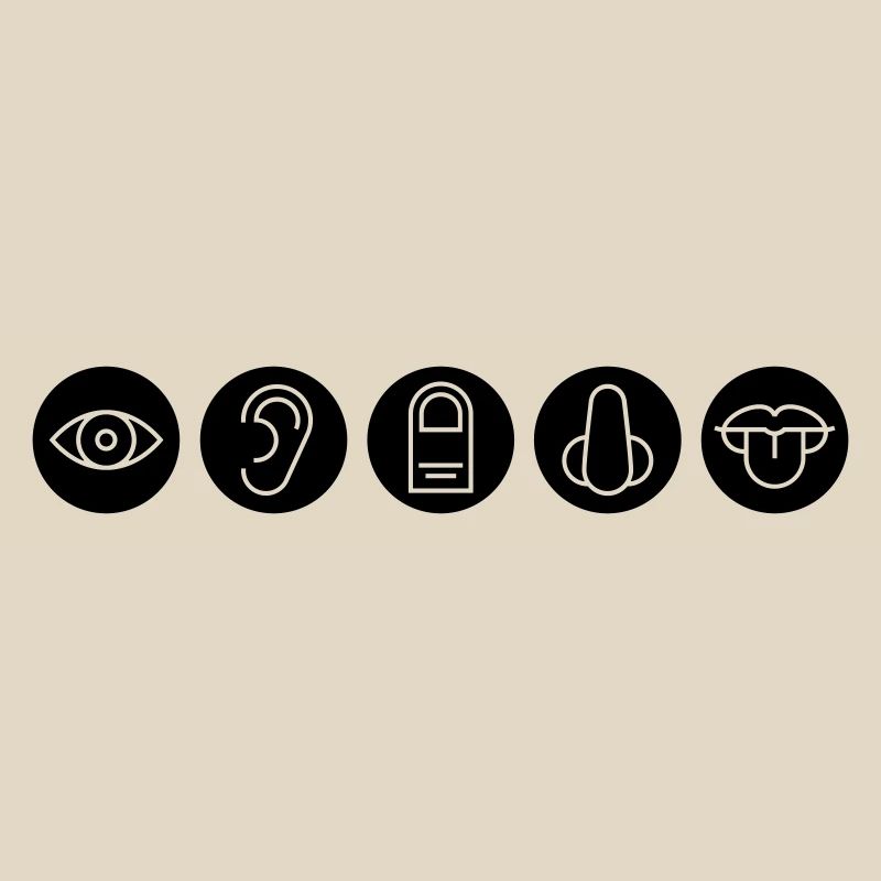 Five senses, sense organs