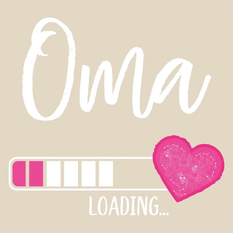 Oma Loading Herz Enkelin Mädchen Werdende Oma
