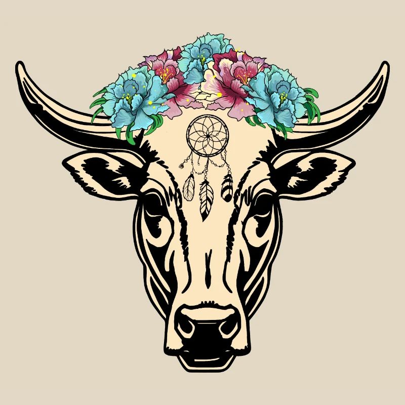 Cow Hippie Boho