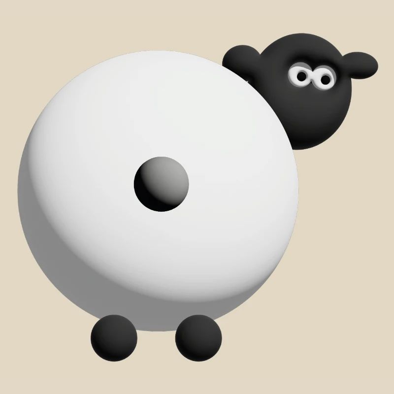 Sheep 3D Cuddle Design