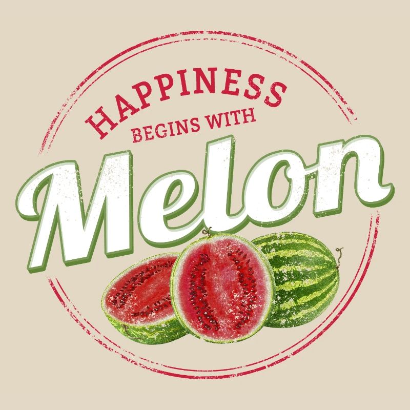 Snack de pastèque Vintage Fruit Retro Melon