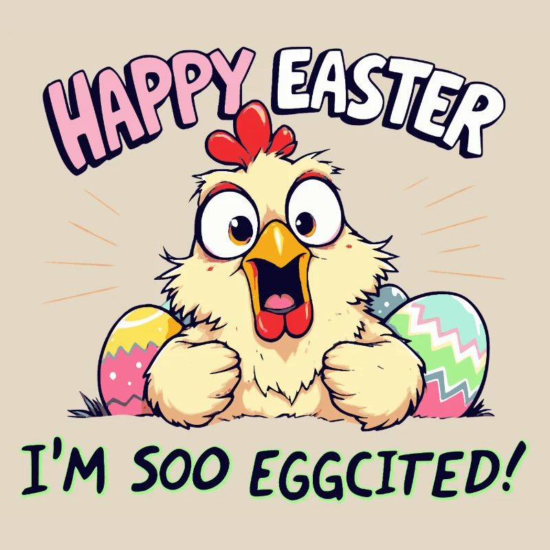happy easter i am eggcited