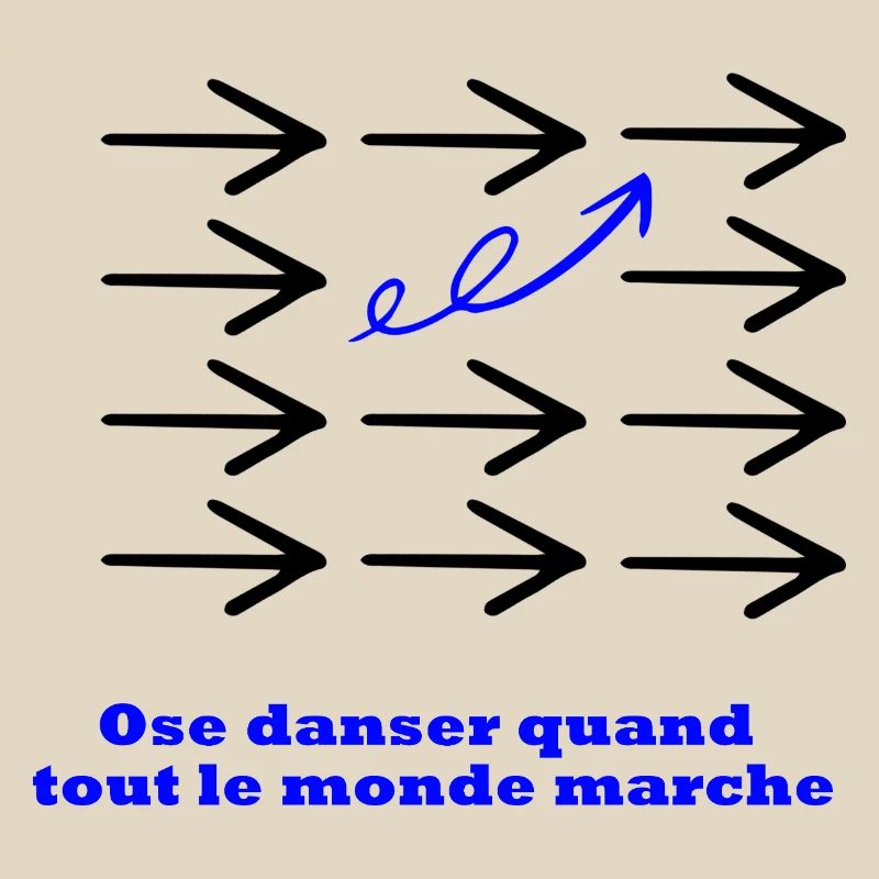 Dance when everyone else walks – Minimal design