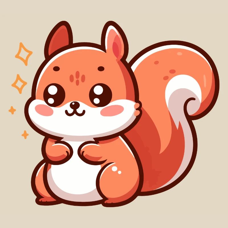 Cute little squirrel