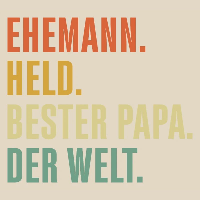 Vatertag Geschenkidee Bester Papa der Welt Ehemann