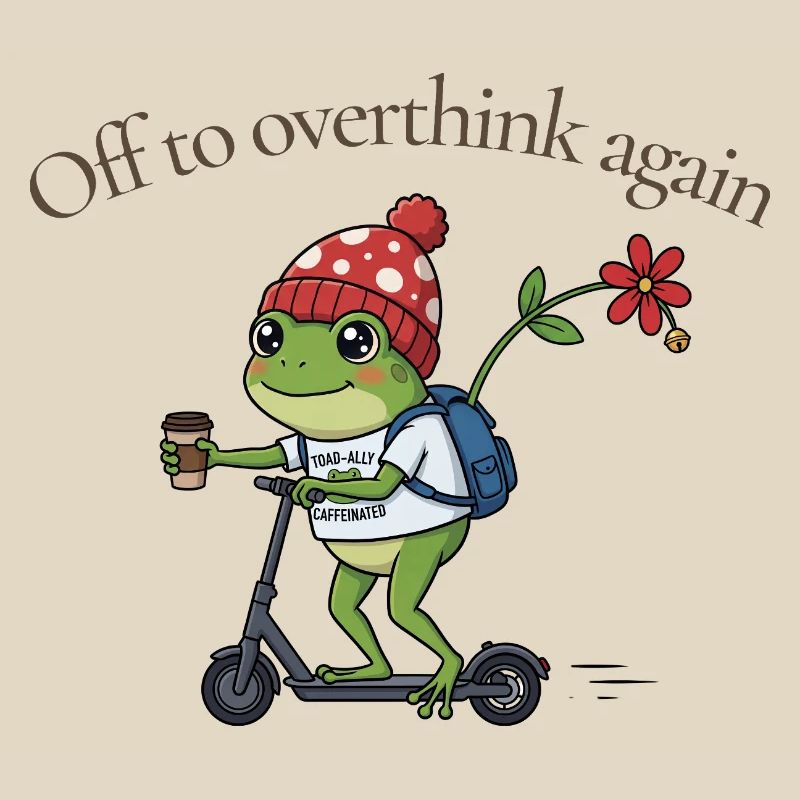 Toad-ally caffeinated frog